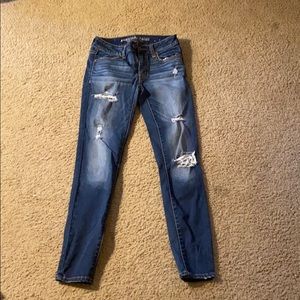 American Eagle Ripped Skinny Jeans